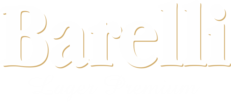 logotipo cerveja barelli lager premium